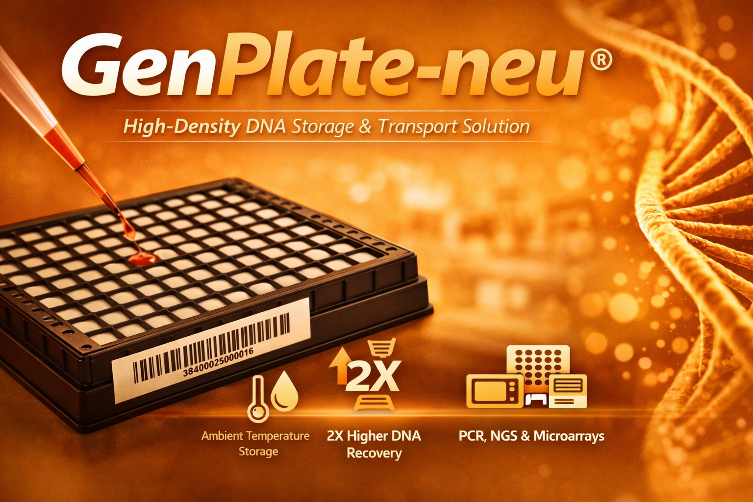GenPlate-neu®: The Next Generation of Ambient-Temperature Biobanking and Sample Transport